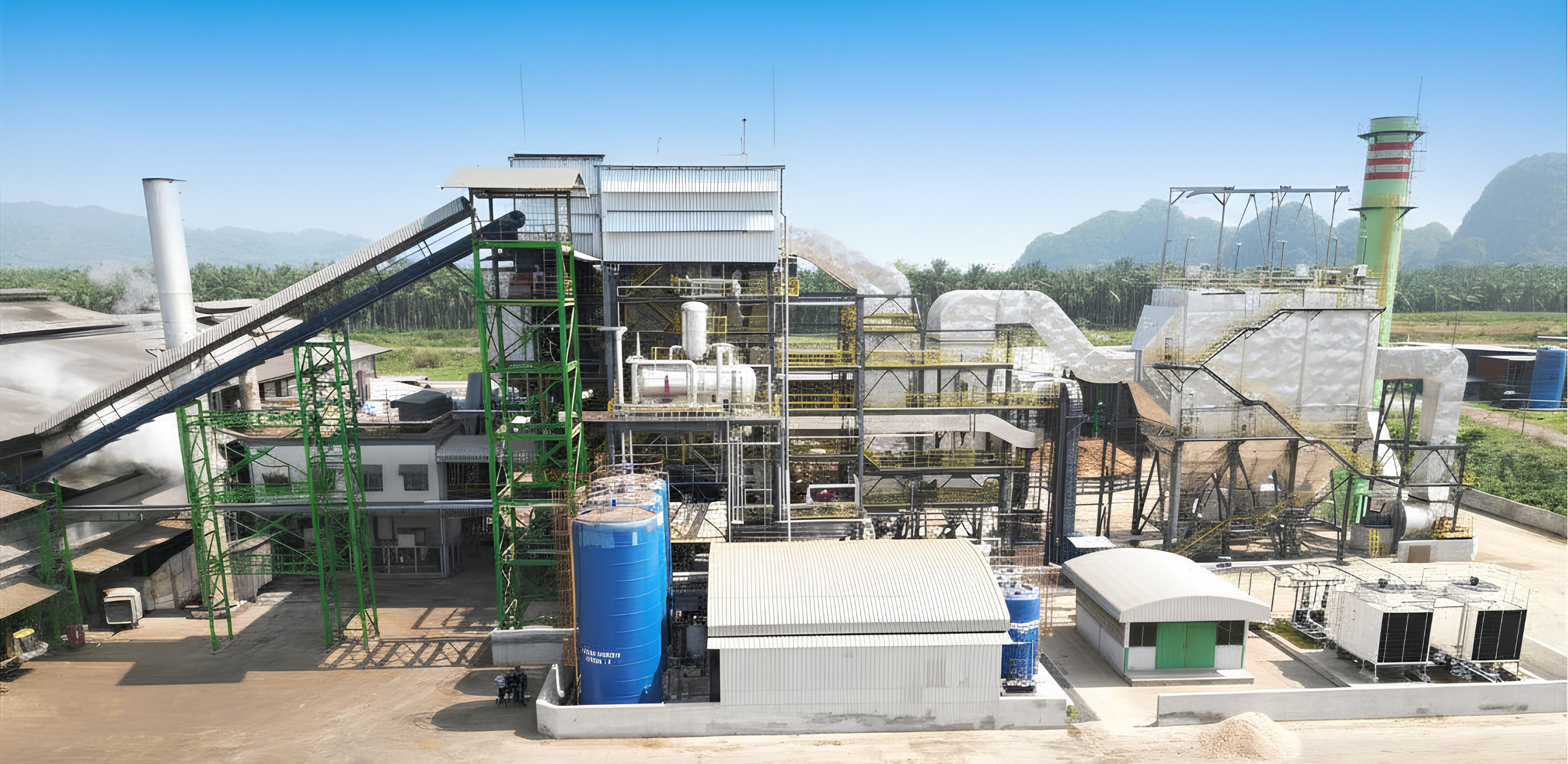 Uttamenergy Commercial Palm Biomass Boiler Island Installation