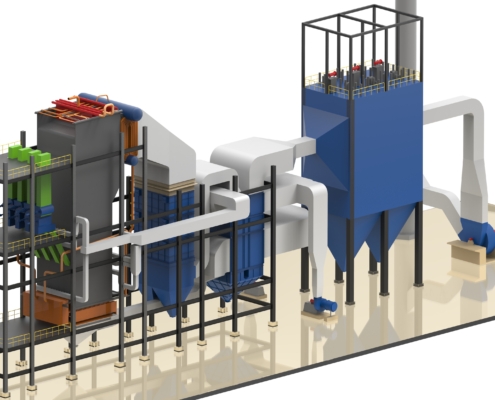 Biomass fired steam boilers